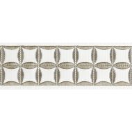 Scalamandre: Fiori Embroidered Tape SC 0001 T3288 Platinum