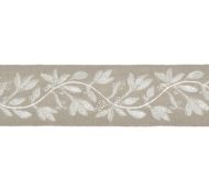 Scalamandre: Laurel Embroidered Tape SC 0002 T3292 Flax