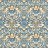 William Morris for Clarke & Clarke: Strawberry Thief WP W0171/02.CAC.0 Denim