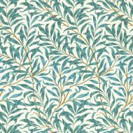 William Morris for Clarke & Clarke: Willow Boughs WP W0172/05.CAC.0 Teal